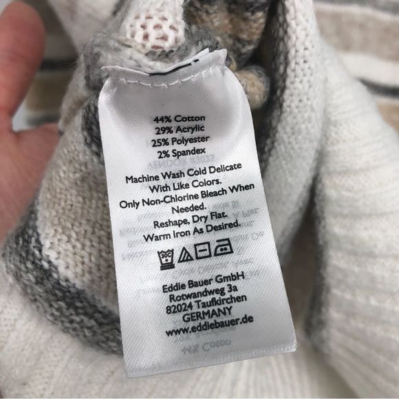 EDDIE BAUER Dreamknit Funnel-Neck Sweater Size M - Picture 7 of 9